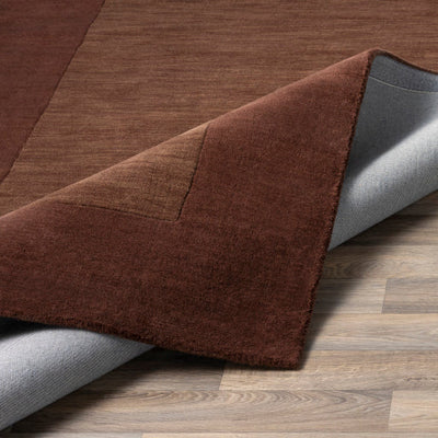 product image for Mystique Wool Dark Brown Rug Fold Image 14