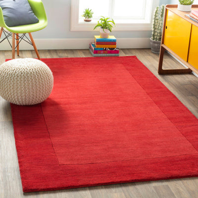 product image for Mystique Wool Dark Red Rug Roomscene Image 60