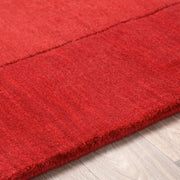 Mystique Collection Wool Area Rug in Carmine and Red design by Surya