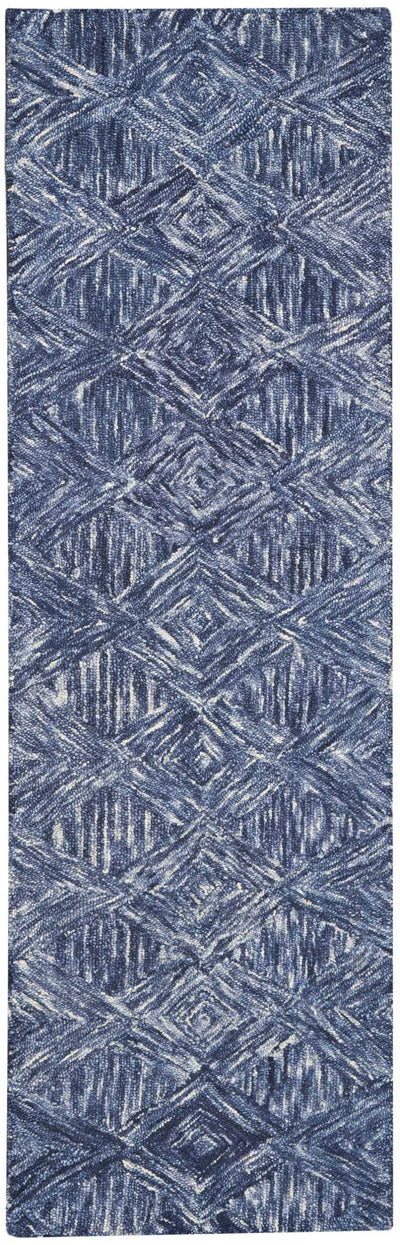 product image for linked hand tufted denim rug by nourison nsn 099446384218 1 86