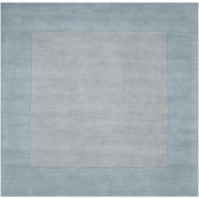 Mystique Collection Wool Area Rug in Slate Blue and Silvered Grey design by Surya