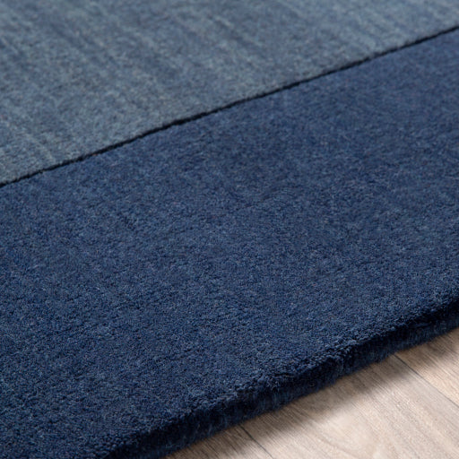 media image for Mystique Wool Navy Rug Texture Image 254