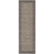 Mystique Collection Wool Area Rug in Elephant Grey design by Surya