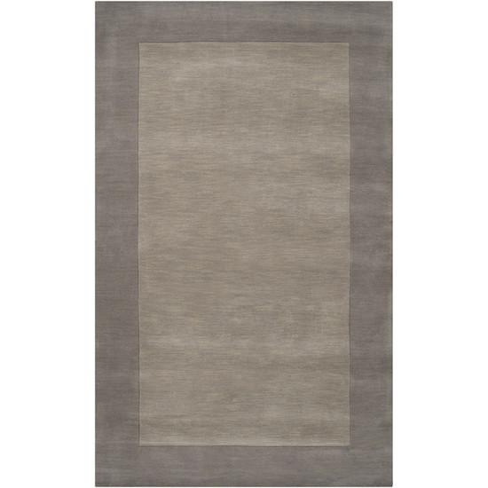Mystique Collection Wool Area Rug in Elephant Grey