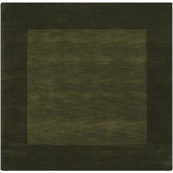 Mystique Collection Wool Area Rug in Pine Green design by Surya
