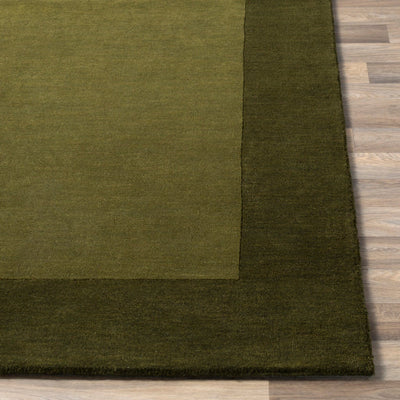 product image for Mystique Wool Dark Green Rug Front Image 8