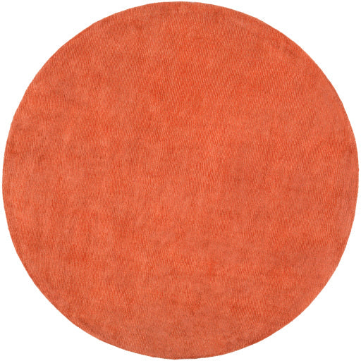 Mystique Wool Burnt Orange Rug Flatshot 4 Image