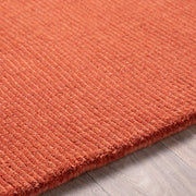 Mystique Wool Burnt Orange Rug Texture Image