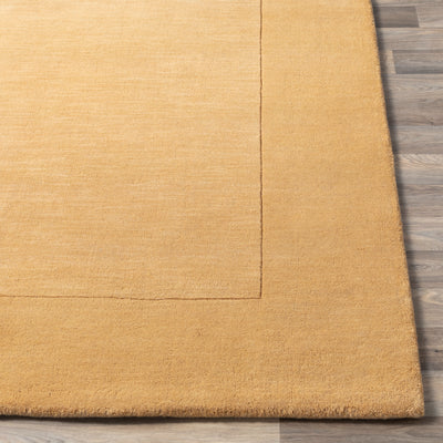 product image for Mystique Collection Wool Area Rug in Dark Goldenrod 98