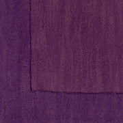 Mystique Collection Wool Area Rug in Aubergine and Dark Plum