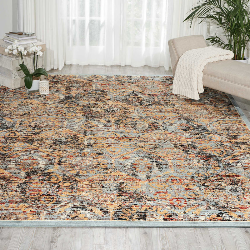 media image for delano blue rug by nourison nsn 099446370280 7 273