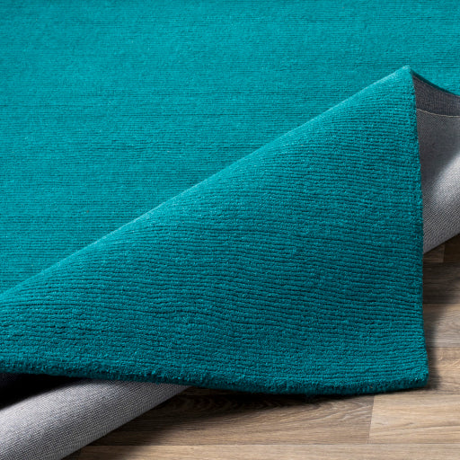 media image for Mystique Wool Teal Rug Fold Image 252