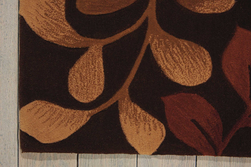 media image for contour hand tufted chocolate rug by nourison nsn 099446045652 2 220