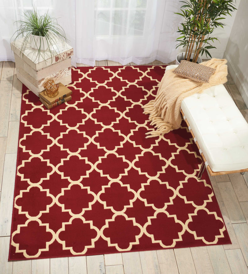 media image for grafix red rug by nourison 99446395016 redo 4 245