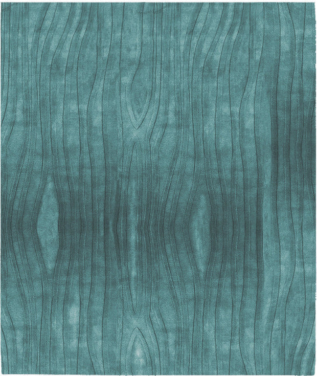Mazara Ale Lux Hand Tufted Rug in Turquoise design by Second Studio