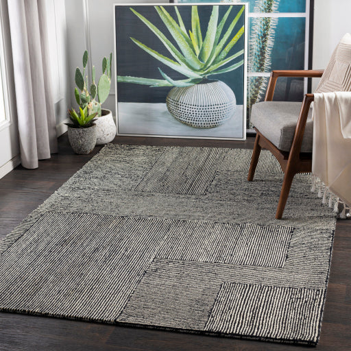 media image for Maroc Wool Black Rug Roomscene Image 215