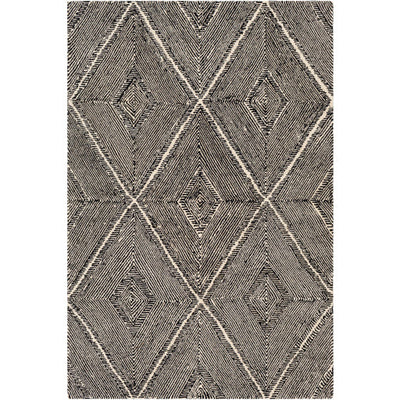 product image of Maroc Wool Black Rug Flatshot Image 556