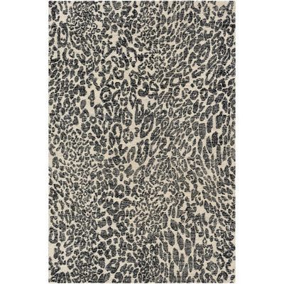 product image for Maroc Wool Black Rug Flatshot Image 8