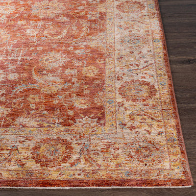 product image for Mirabel Orange Rug Front Image 12