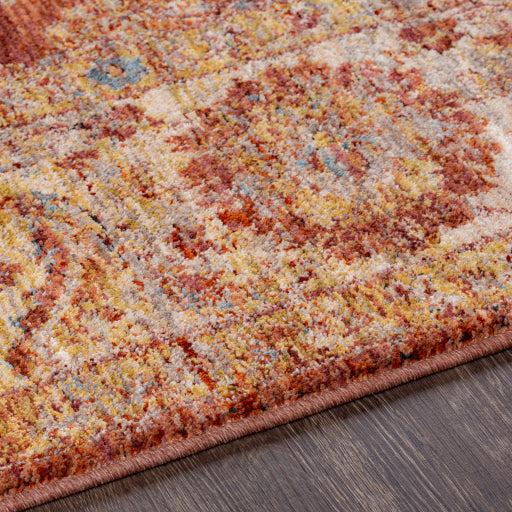 media image for Mirabel Orange Rug Texture Image 214