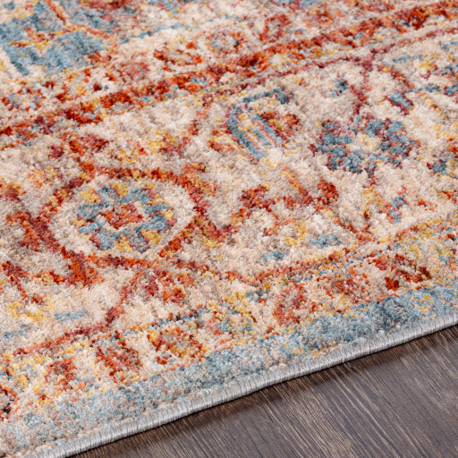 media image for Mirabel Orange Rug Texture Image 298