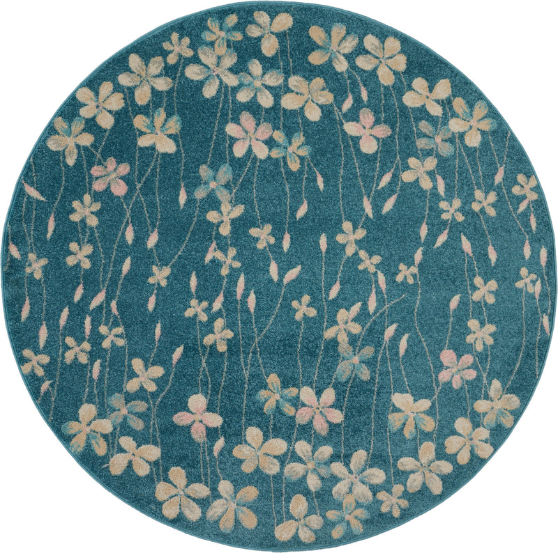 media image for tranquil turquoise rug by nourison 99446484901 redo 2 27
