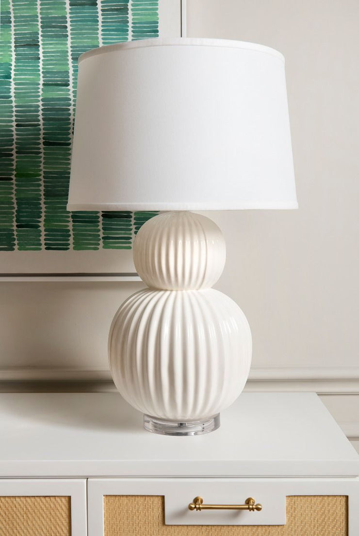 Meridian Lamp in White by Bungalow 5