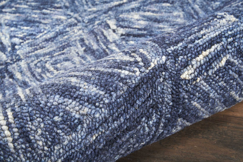 media image for linked hand tufted denim rug by nourison nsn 099446384218 4 246