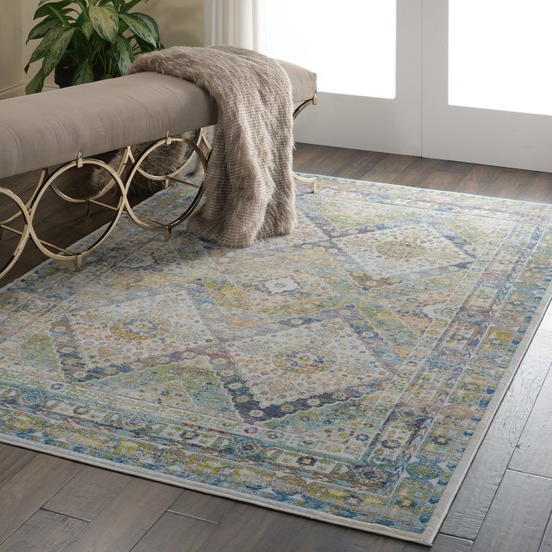 media image for ankara global blue green rug by nourison 99446457127 redo 7 258