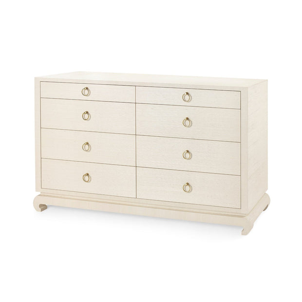 Ming Extra Large 8-Drawer Dresser in Various Colors