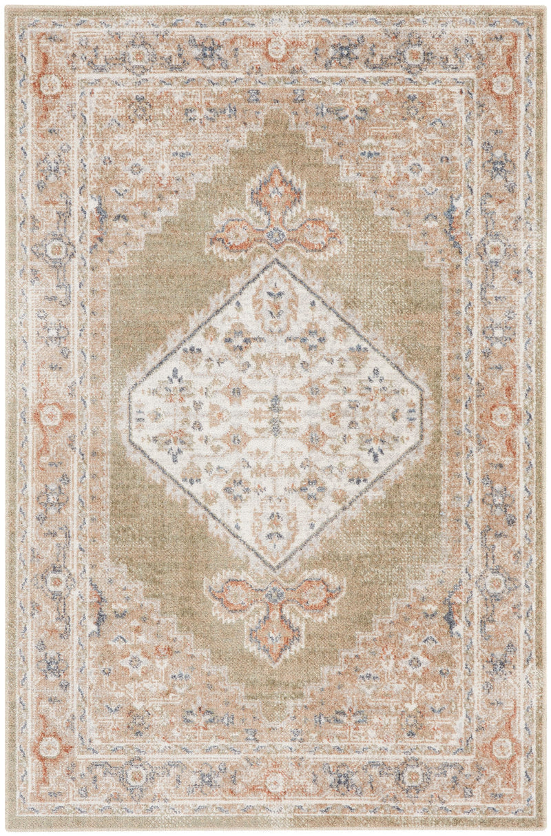 media image for Nourison Home Astra Machine Washable Sage Multi Vintage Rug By Nourison Nsn 099446124173 1 271