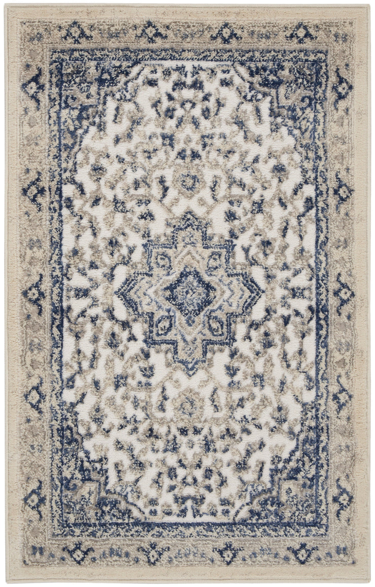 cyrus ivory navy rug by nourison nsn 099446843494 1