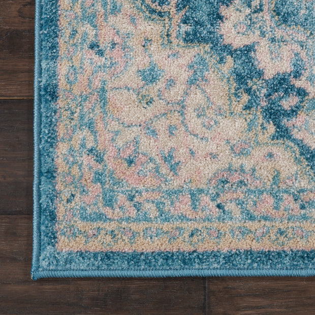 tranquil ivory turquoise rug by nourison nsn 099446485748 4