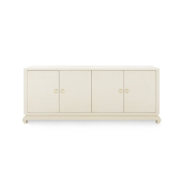 Meredith Extra Large 4-Door Cabinet in Various Colors
