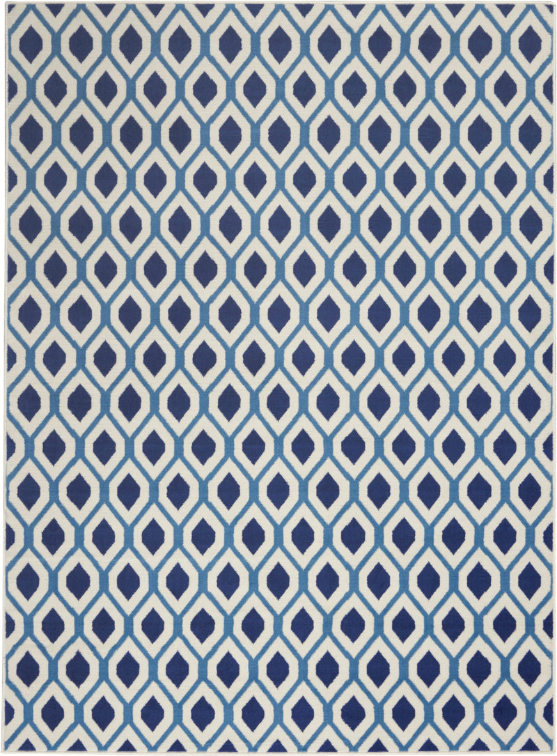 media image for grafix white navy rug by nourison 99446412157 redo 1 250