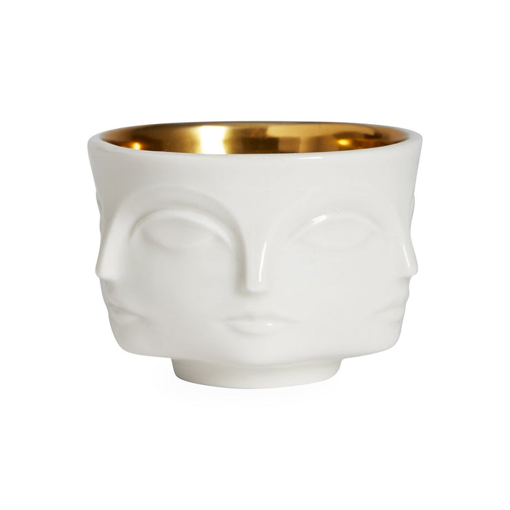 Muse Votive Candle Holder in Gold