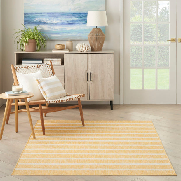 Nourison Home Positano Yellow Ivory Modern Rug By Nourison Nsn 099446903938 8