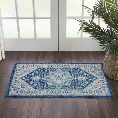 product image for tranquil ivory navy rug by nourison 99446485243 redo 6 67