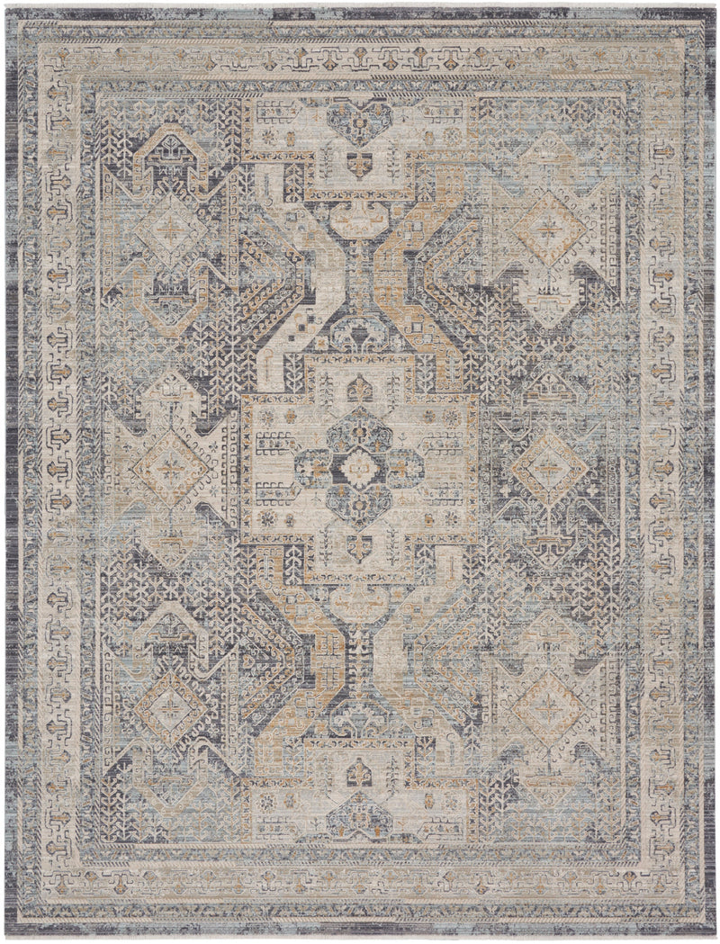 media image for lynx ivory charcoal rug by nourison 99446082619 redo 30 282