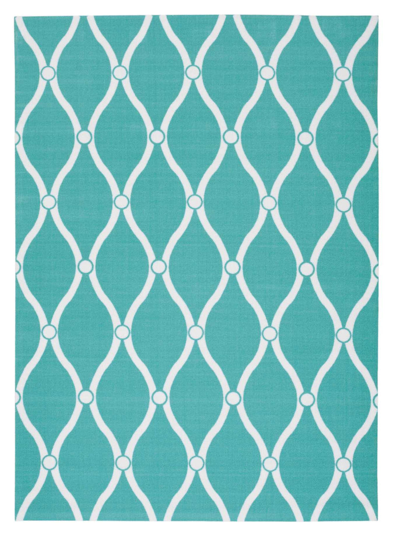 media image for home garden aqua rug by nourison nsn 099446207852 1 272