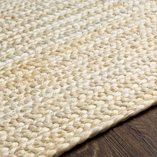 media image for Natural Braids Jute Ivory Rug Texture Image 263