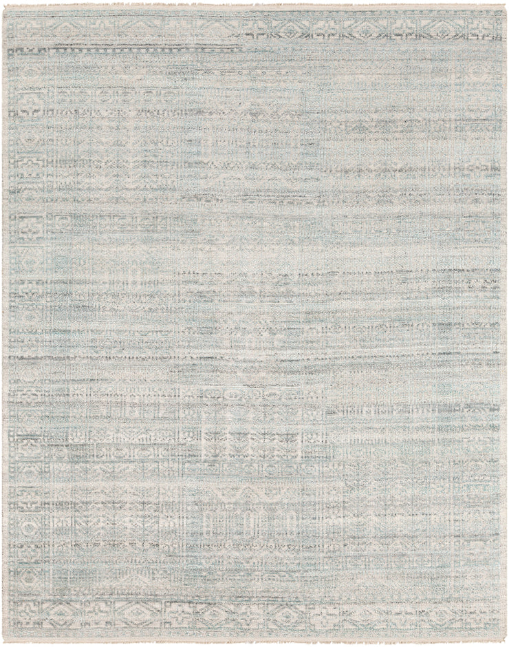 Nobility Hand Knotted Rug in Teal