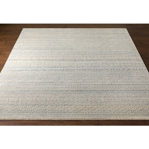 media image for Nobility Wool Pale Blue Rug Corner Image 264