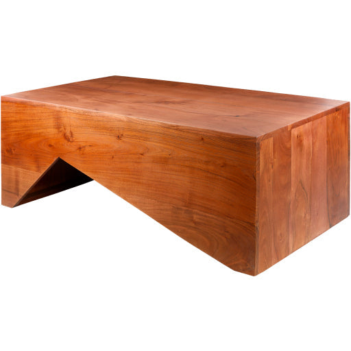 media image for Neemrana Wood Brown Coffee Table Flatshot Image 27