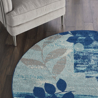 product image for tranquil navy light blue rug by nourison 99446483584 redo 6 91