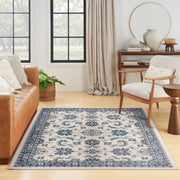 Nourison Essentials Indoor Outdoor Ivory Blue Persian Rug By Nourison Nsn 099446940971 10