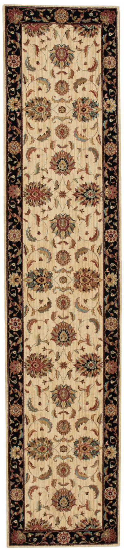 product image for living treasures ivory black rug by nourison nsn 099446670465 3 68