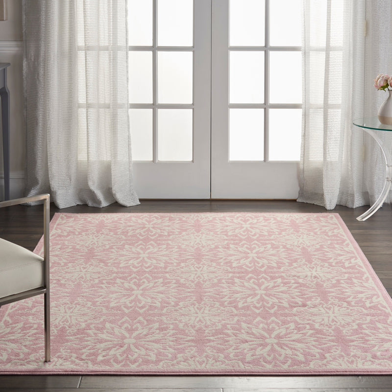 media image for jubilant ivory pink rug by nourison 99446478511 redo 5 232