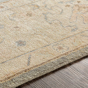 Normandy Wool Teal Rug Texture Image