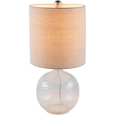 product image for Nereus Linen Beige Table Lamp Flatshot 2 Image 2